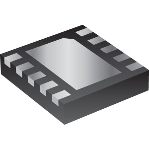 Illustration of the Bourns® CDDFN10-0506N diode array, an ESD protection product designed for transient voltage suppression with low capacitance.