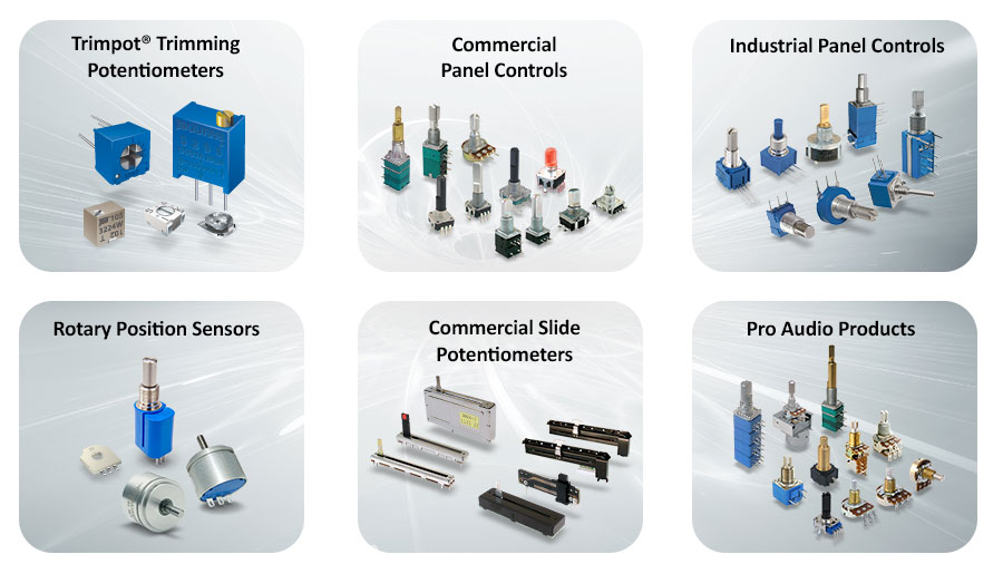 Bourns® Potentiometer Circuits for Commercial & Panel Controls