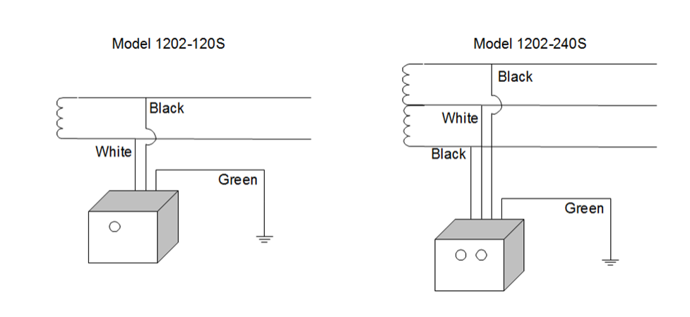 Wiring Configurations for Bourns® 1202 Series Type 1 SPDs